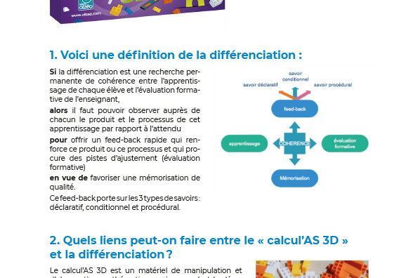 Différencier avec le CalculAs3D