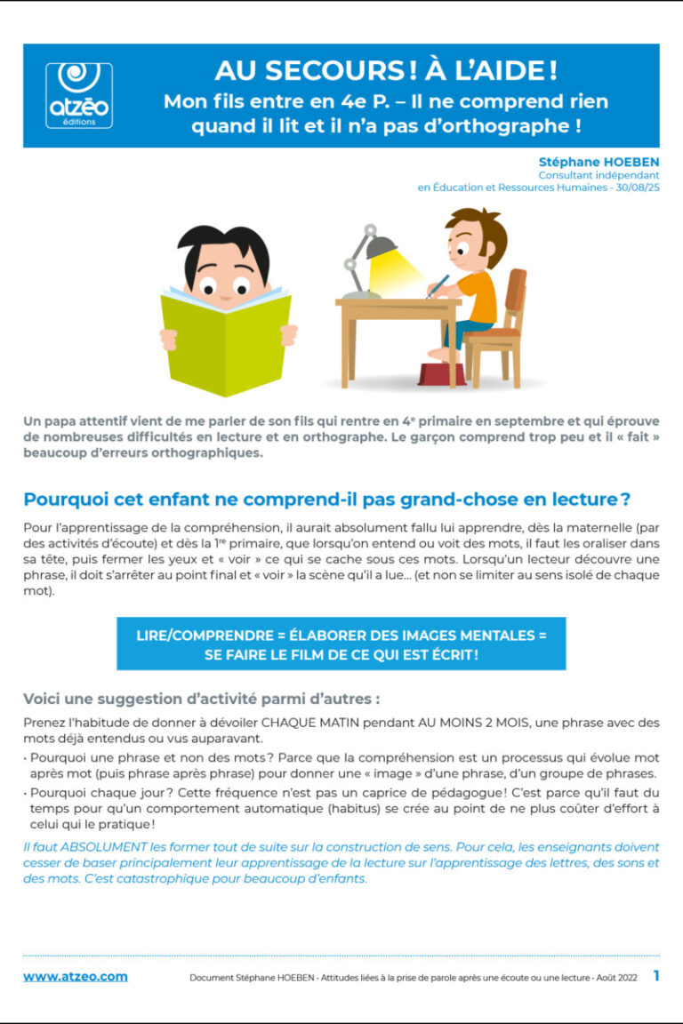 Article Lire-Ecrire