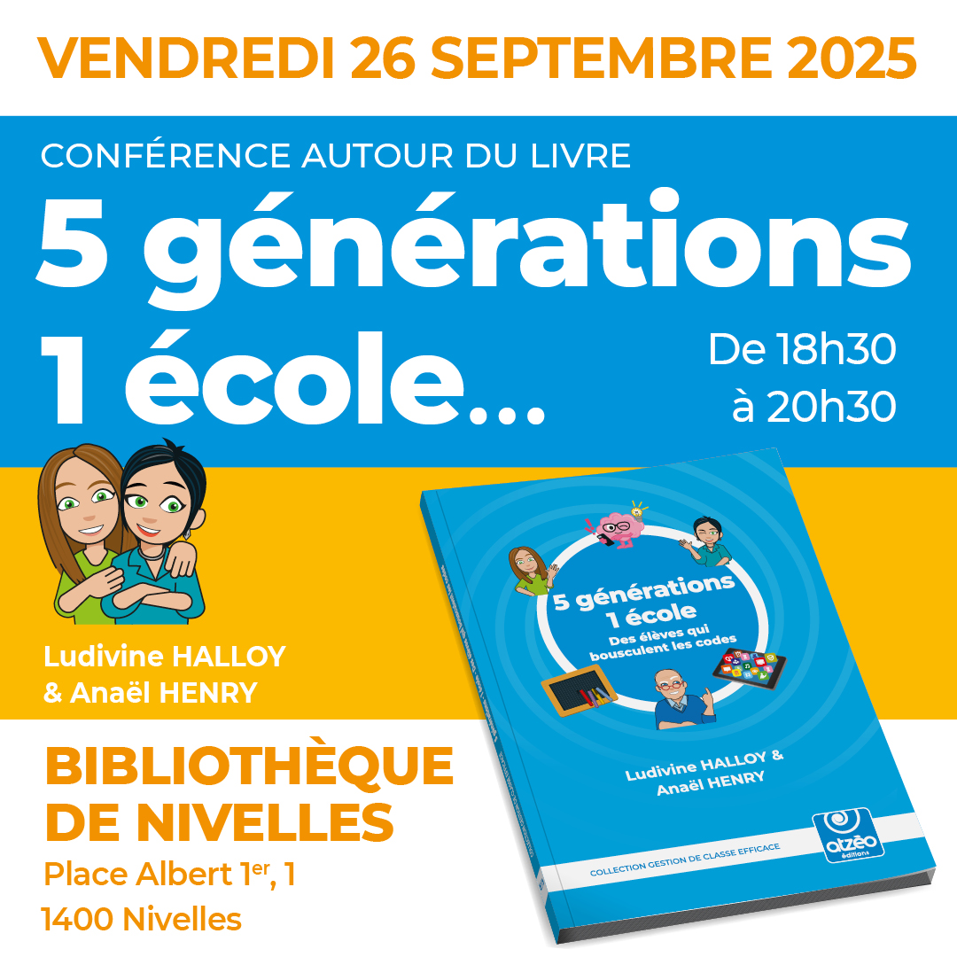 Conférence livre 5 générations, 1 école