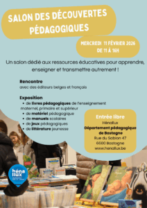 Affiche 2026 Affiche Salon des découvertes pédagogiques