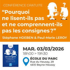 Conférence "Les consignes" - Beyne-Heusay