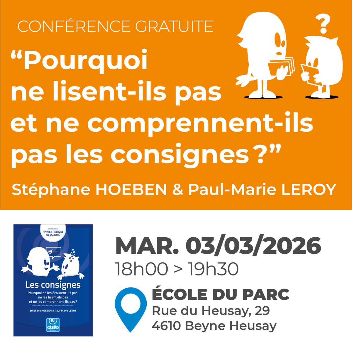 Conférence "Les consignes" - Beyne-Heusay