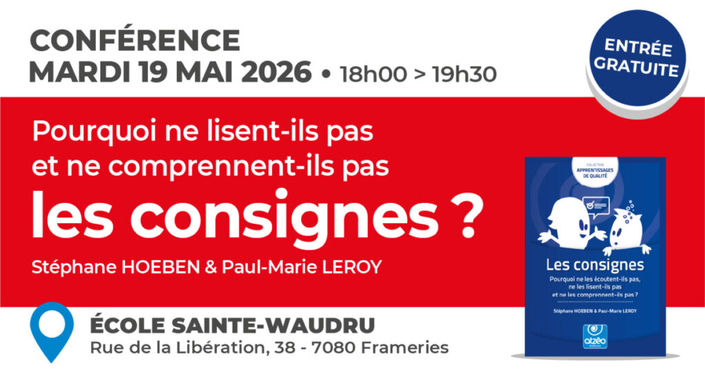 Conférence "Les consignes…” - 19 mai - Frameries